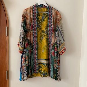Johnny Was Silk Kimono (REVERSIBLE!)